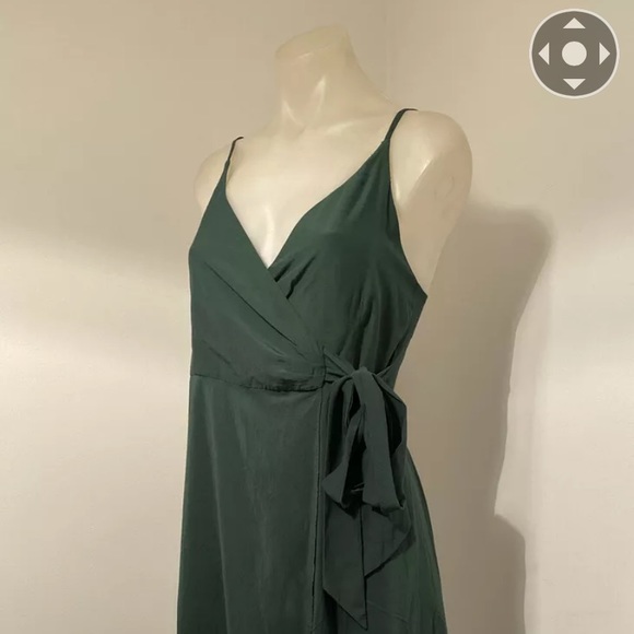 Sheike Emerald Wrap Midi Dress 